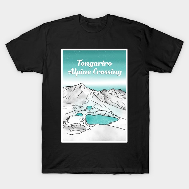 Tongariro Alpine Crossing T-Shirt by mailboxdisco